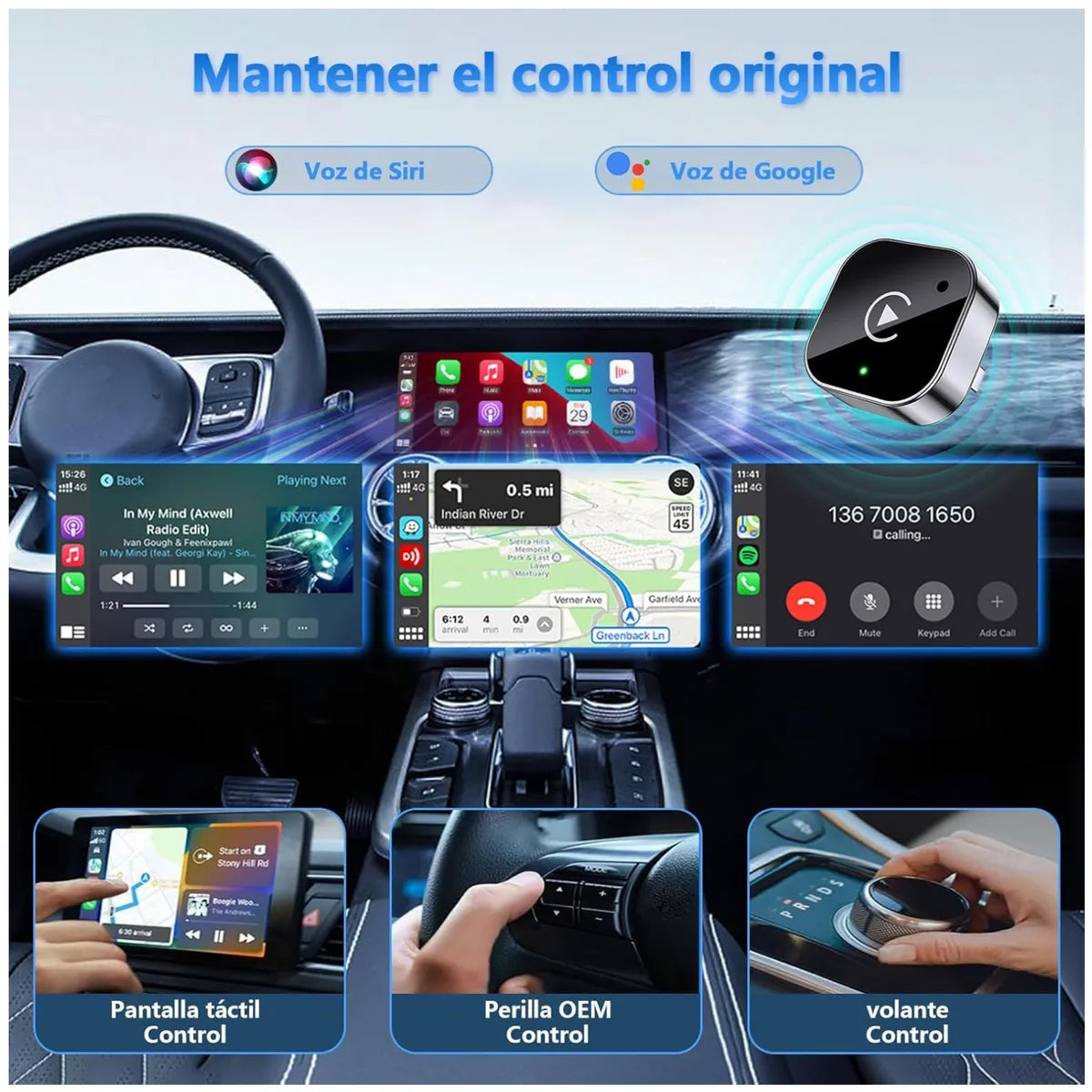 Adaptador Inalámbrico para CARPLAY